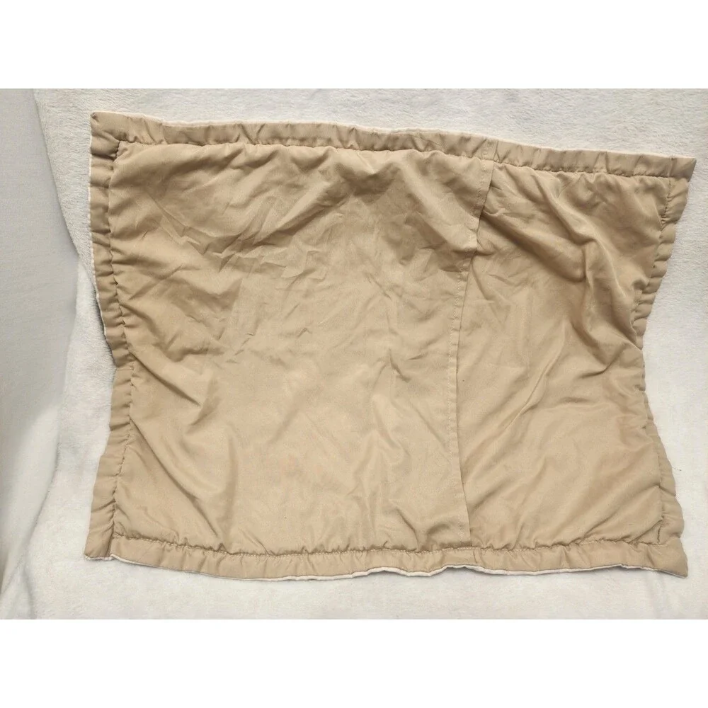 2 Champagne Tan Brown Damask Standard Pillow Sham 20 x 26